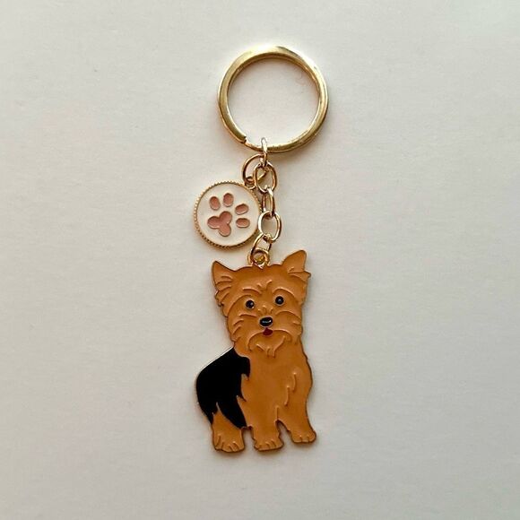 Yorkshire Terrier Dog Keychain - Picture 4 of 5